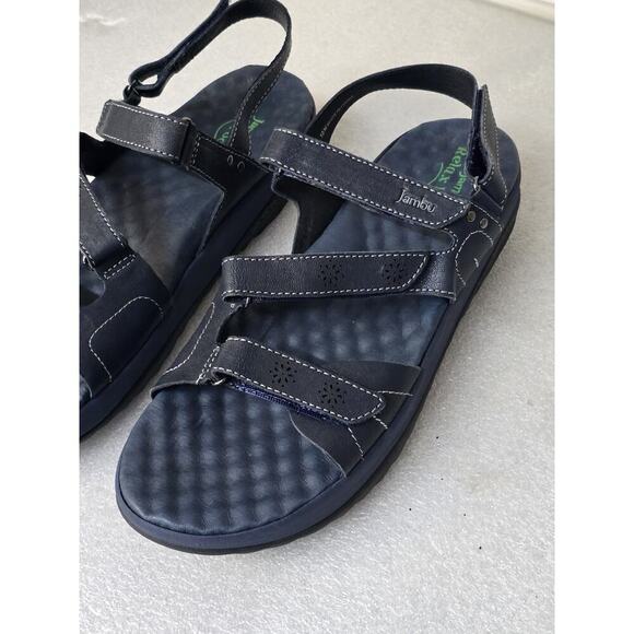 Jambu Ruby Sandal Women's Sandal Light Blue S. 10 EXCELLENT Pre-loved Condition - Picture 2 of 7